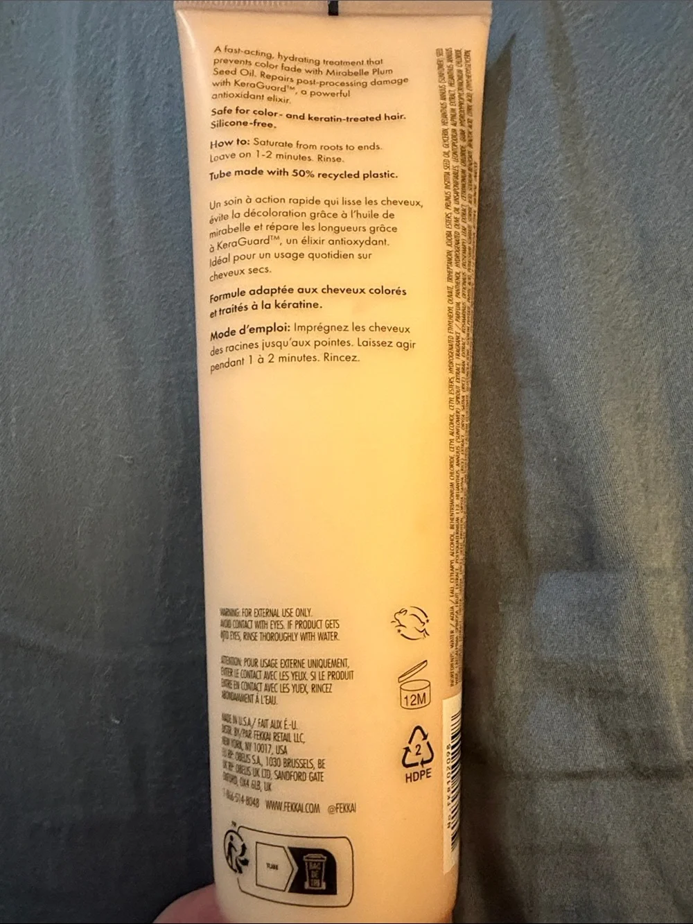 FEKKAI Technician Color Flash Mask Express - Pink Conditioning Hair Mask
